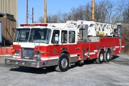 SOLD SOLD SOLD 1997 LTI 93′ Mid-Mount Aerial Platform