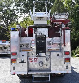 SOLD SOLD SOLD 2000 PIERCE SKY BOOM 61′ LADDER QUINT 1250/600 full