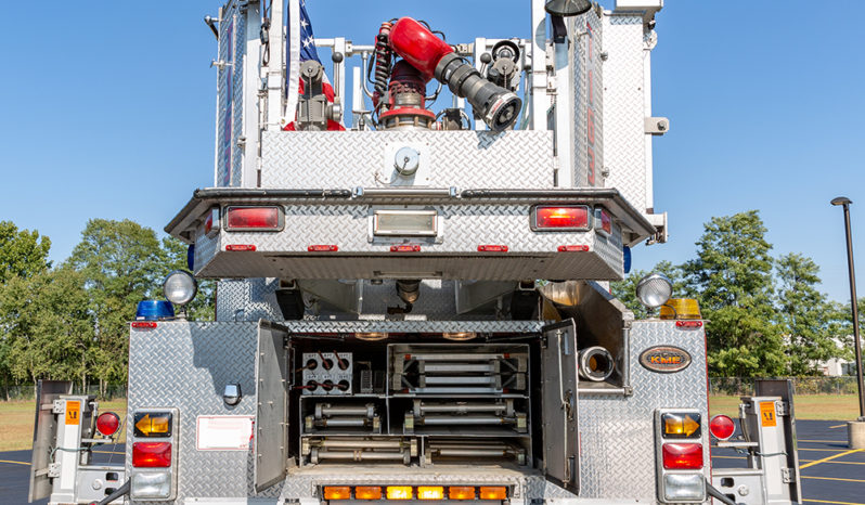 SOLD SOLD SOLD 2005 KME 95′ Mid-Mount Aerial Platform Quint full