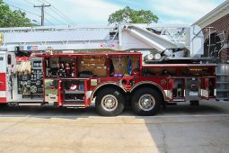 SOLD SOLD SOLD 1999 Pierce 100′ Aerial Platform Quint full