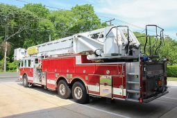 SOLD SOLD SOLD 1999 Pierce 100′ Aerial Platform Quint full