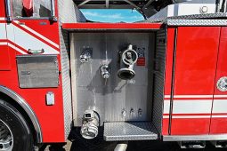 sold sold sold 2003 LTI 93′ Mid-Mount Aerial Platform Quint full