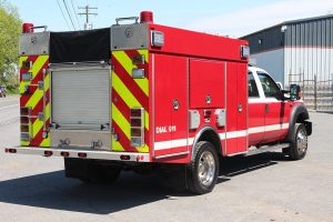 2016 Ford/4 Guys 4X4 Mini Pumper 750 GPM/290 Tank