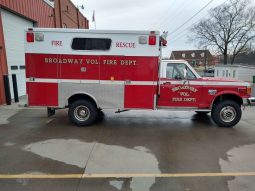 SOLD SOLD 1990 Ford 4X4 Light Rescue / Utility Truck full