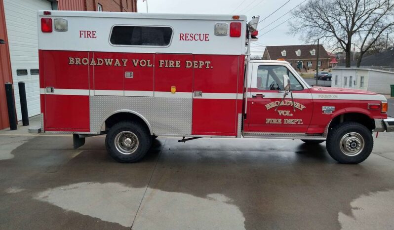 SOLD SOLD 1990 Ford 4X4 Light Rescue / Utility Truck full