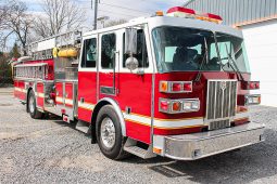 SOLD SOLD 1999 Sutphen 70′ Quint Midmount 1500/400 Platform full