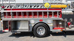 SOLD SOLD 1999 Sutphen 70′ Quint Midmount 1500/400 Platform full