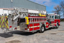 SOLD SOLD 1999 Sutphen 70′ Quint Midmount 1500/400 Platform full