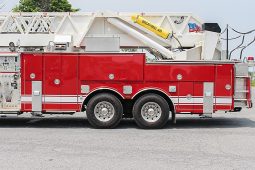 SOLD SOLD SOLD 1996 LTI 100′ Aerial Platform Quint with 2019 Refurb full
