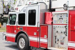 SOLD SOLD SOLD 1996 LTI 100′ Aerial Platform Quint with 2019 Refurb full