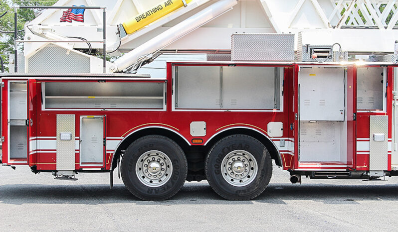 SOLD SOLD SOLD 1996 LTI 100′ Aerial Platform Quint with 2019 Refurb full