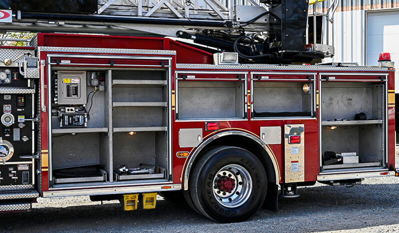 SOLD SOLD SOLD 2009 Pierce 75′ ALUMINUM LADDER Quint 1500/400 full