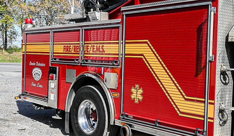 SOLD SOLD SOLD 2009 Pierce 75′ ALUMINUM LADDER Quint 1500/400 full