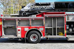 SOLD SOLD SOLD 2009 Pierce 75′ ALUMINUM LADDER Quint 1500/400 full