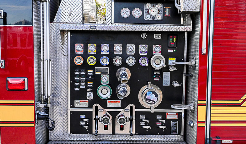 SOLD SOLD SOLD 2009 Pierce 75′ ALUMINUM LADDER Quint 1500/400 full