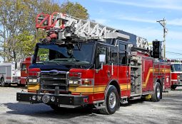 SOLD SOLD SOLD 2009 Pierce 75′ ALUMINUM LADDER Quint 1500/400