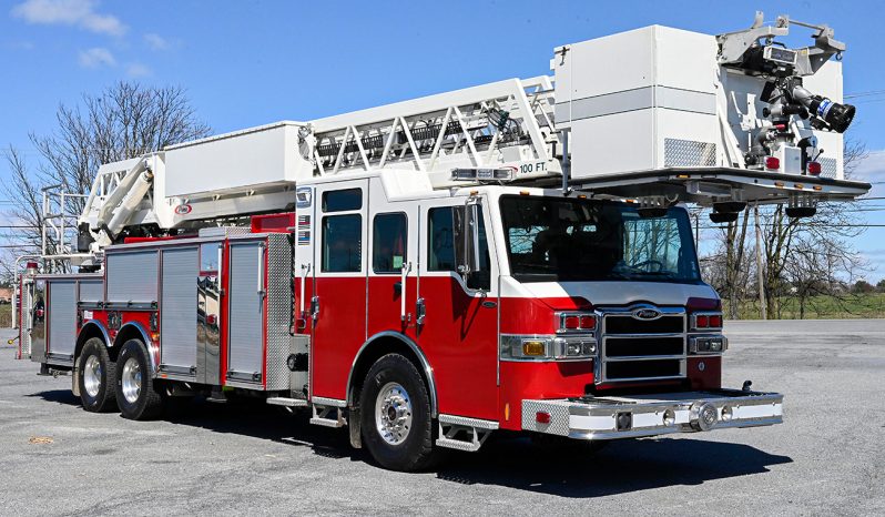 SOLD SOLD SOLD 2012 Pierce 100′ Aerial Platform Quint full