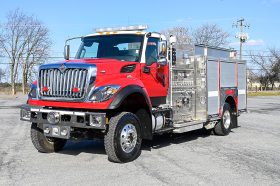 sold sold sold 2020 International/Toyne 4X4 1250/750 Stainless Steel Pumper