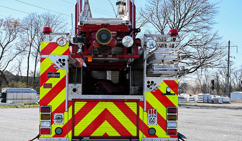 SOLD SOLD SOLD 2008 Sutphen 75′ Midmount Aerial Quint  1750/500 full