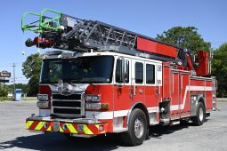 SOLD SOLD SOLD  2018 Pierce Enforcer 107′ Aerial Quint 1500/500