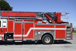 SOLD SOLD SOLD  2018 Pierce Enforcer 107′ Aerial Quint 1500/500 full