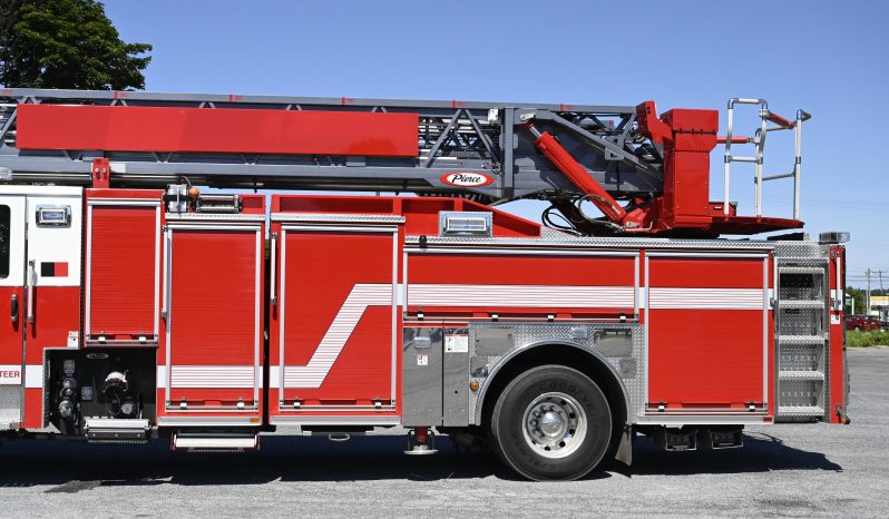 SOLD SOLD SOLD  2018 Pierce Enforcer 107′ Aerial Quint 1500/500 full