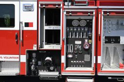 SOLD SOLD SOLD  2018 Pierce Enforcer 107′ Aerial Quint 1500/500 full