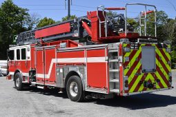 SOLD SOLD SOLD  2018 Pierce Enforcer 107′ Aerial Quint 1500/500 full