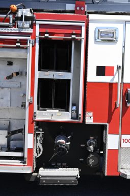 SOLD SOLD SOLD  2018 Pierce Enforcer 107′ Aerial Quint 1500/500 full