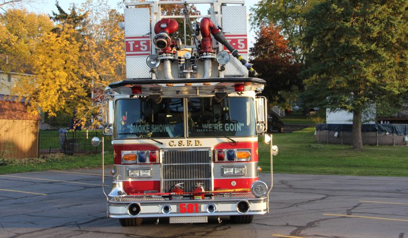 sold sold 1993 Pierce 100′ Aerial Platform With Pump full