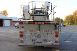 sold sold 1993 Pierce 100′ Aerial Platform With Pump full