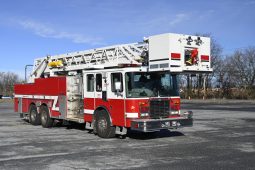 SOLD SOLD SOLD 2002 HME 110′ Aerial Platform Quint full