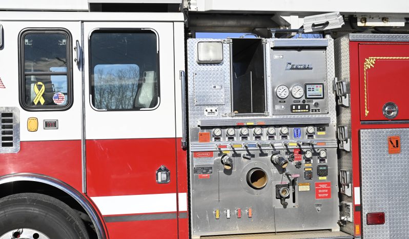 SOLD SOLD SOLD 2002 HME 110′ Aerial Platform Quint full