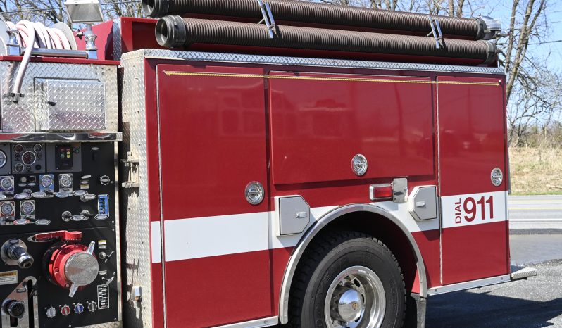 SOLD SOLD SOLD 2002 Pierce 1250/1000 Rural Pumper with rear dump full