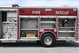 SOLD SOLD SOLD  2008 ALF 1250/1000 Stainless Steel Rescue Pumper with light tower full