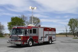 SOLD SOLD SOLD  2008 ALF 1250/1000 Stainless Steel Rescue Pumper with light tower full