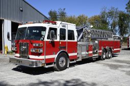 2001 Sutphen 95′ Midmount Platform with Pump