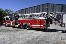 2001 Sutphen 95′ Midmount Platform with Pump full