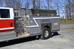 2010 International/Sutphen 1250/1500 Pumper Tanker with Light tower full