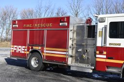 SOLD SOLD 2003 American Lafrance 1500/1000 Rescue Pumper With light tower full