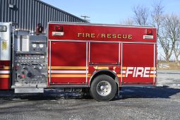 SOLD SOLD 2003 American Lafrance 1500/1000 Rescue Pumper With light tower full