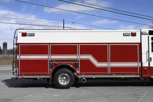 2014 Pierce Walk Around Rescue with Dual Light Towers