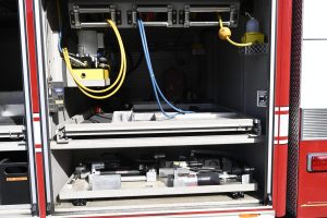 2014 Pierce Walk Around Rescue with Dual Light Towers