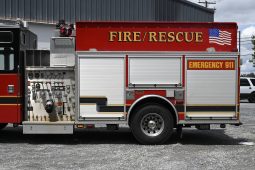 2004 KME 1750/1000 Rural Pumper with Light Tower full