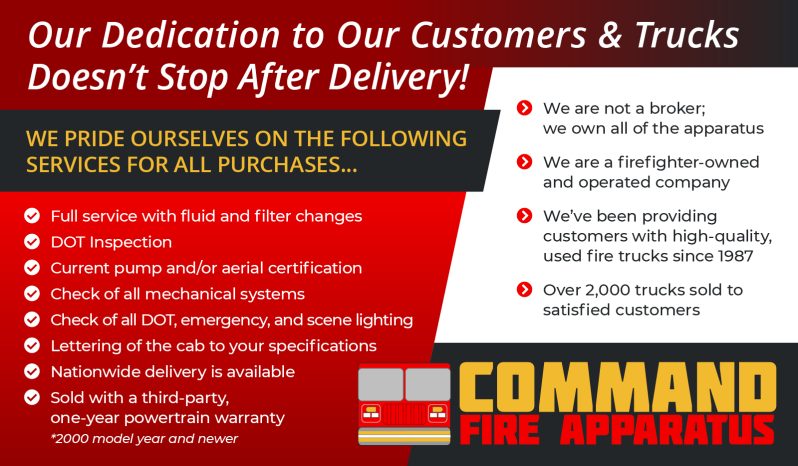 SOLD SOLD SOLD 2004 Pierce 1500/1000 Rural Pumper full
