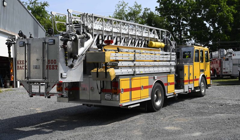 1999 Sutphen 70′ Midmount Platform Quint full