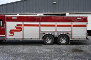 2004 Spartan 2000/1100 Rescue Pumper With Light Tower