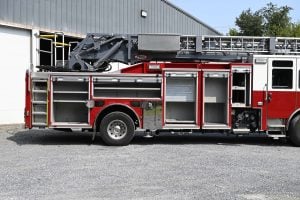 2018 Pierce Enforcer 107′ Aerial Quint